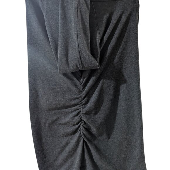 Soft & Stylish Liz Lange Maternity Sweater XXL Gray Cowl Neck - Picture 5 of 6